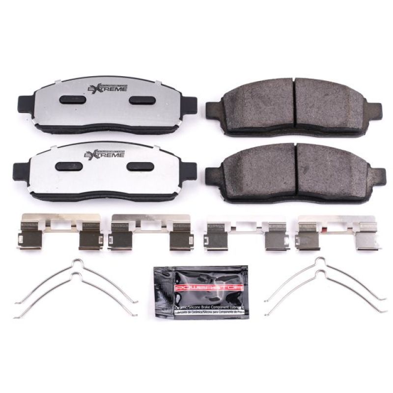 PSB Z36 Truck & Tow Brake Pads - Power Stop 04-08 Ford F-150 Front Z36 Truck & Tow Brake Pads w/Hardware