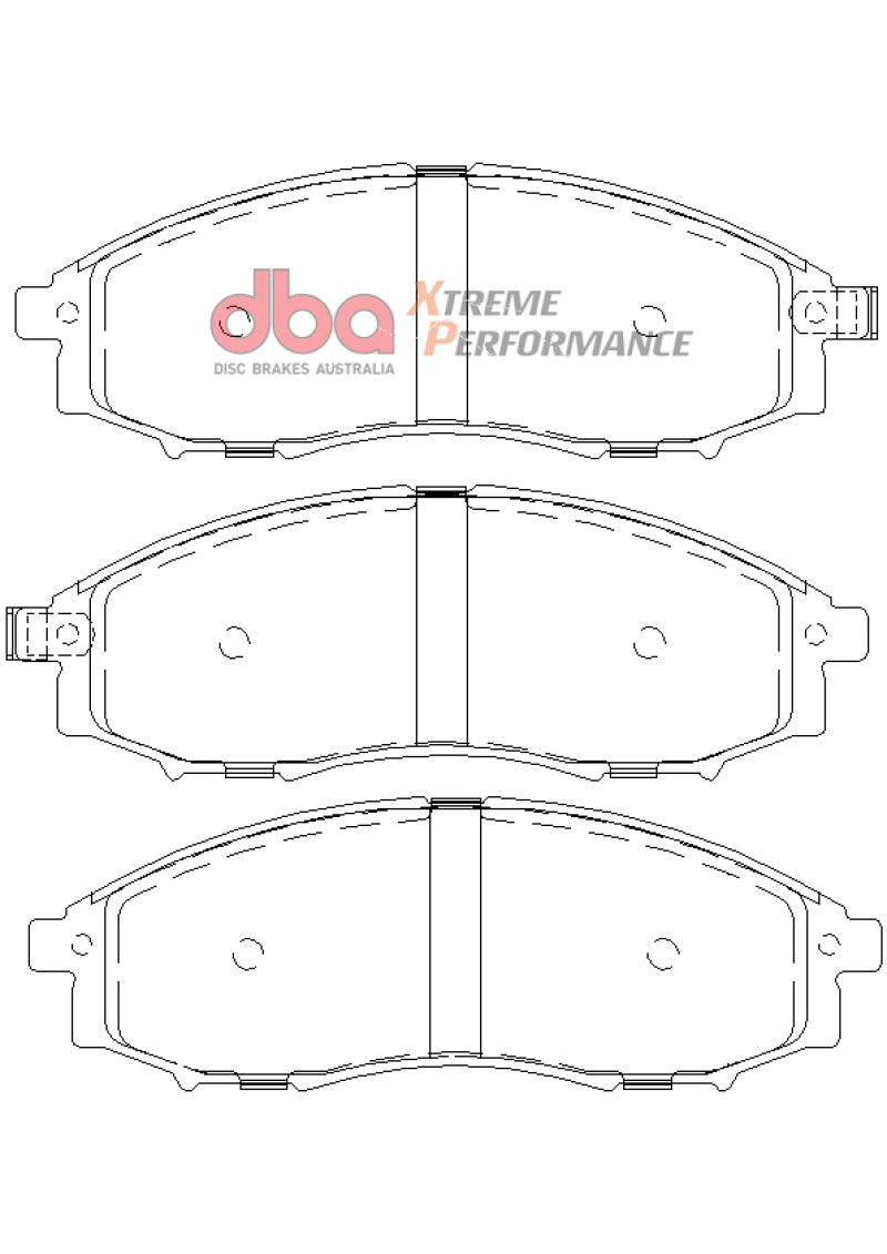 DBA XP650 Brake Pads - DBA 00-04 Nissan Xterra XP650 Front Brake Pads