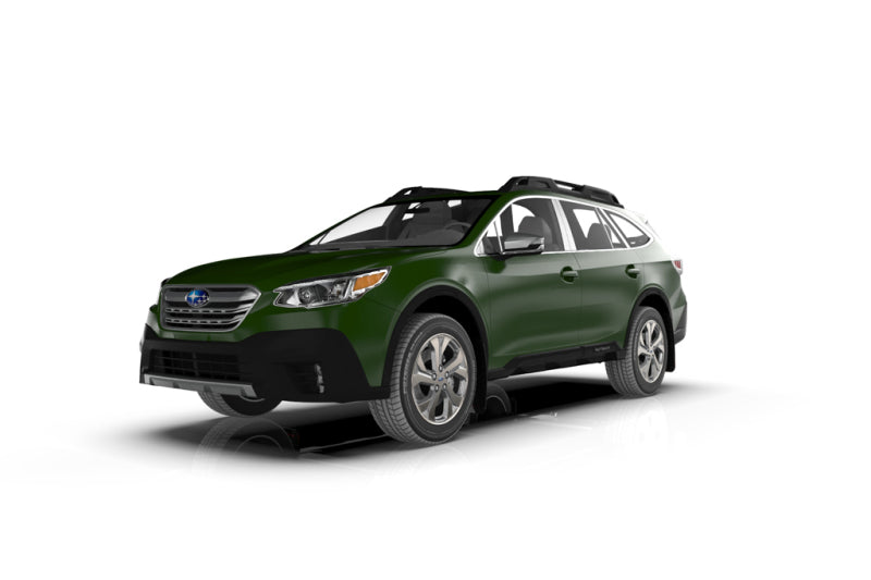 RAL UR Blk Flap/Grey Logo - Rally Armor 20-25 Subaru Outback Black UR Mud Flap w/Grey Logo