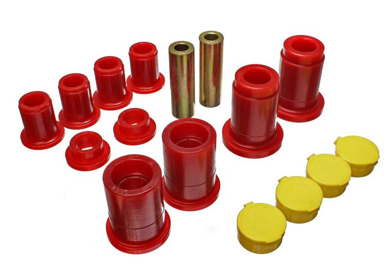 ES Cntrl Arm Bushings - Red - Energy Suspension Front Control Arm Bushing Shet - Red