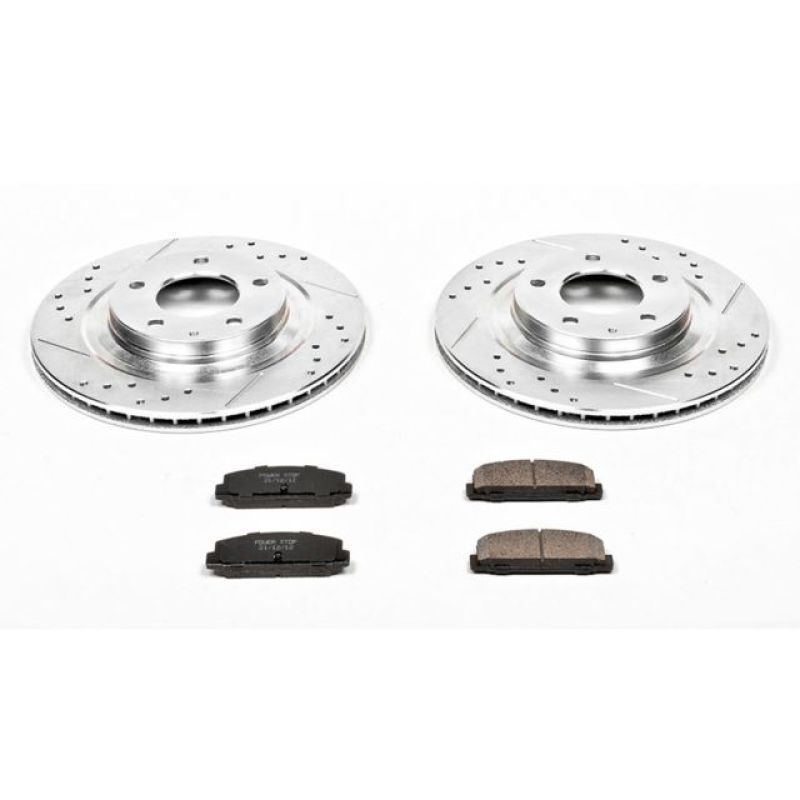 PSB Z23 Evolution Kit - Power Stop 93-95 Mazda RX-7 Rear Z23 Evolution Sport Brake Kit