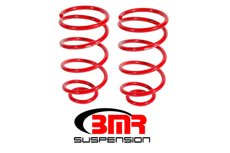 BMR Lowering Springs - BMR 64-66 A-Body Rear Lowering Springs - Red