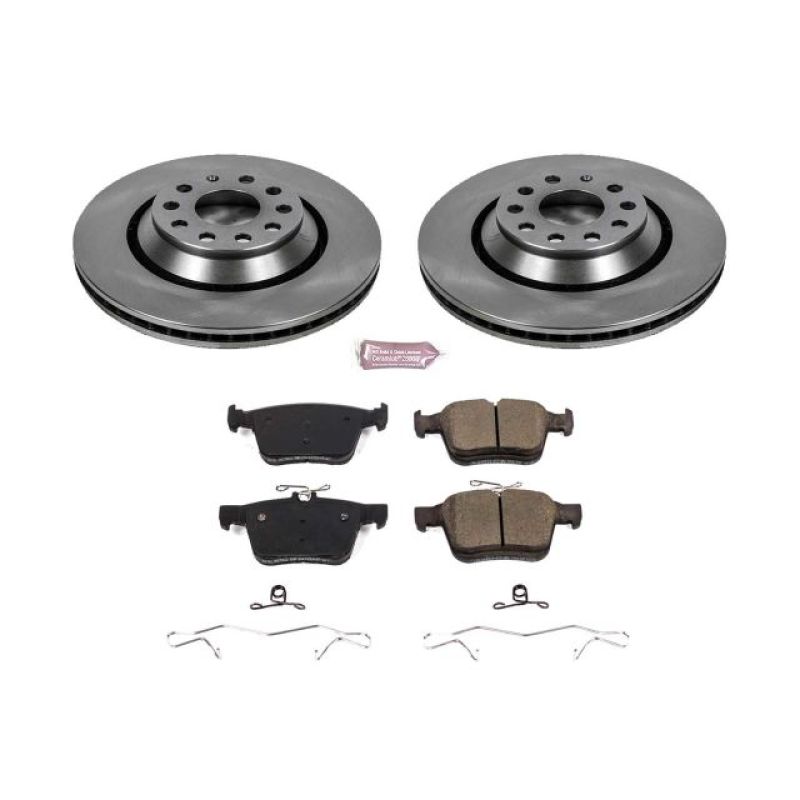 PSB Autospecialty Kit - Power Stop 17-18 Audi RS3 Rear Autospecialty Brake Kit