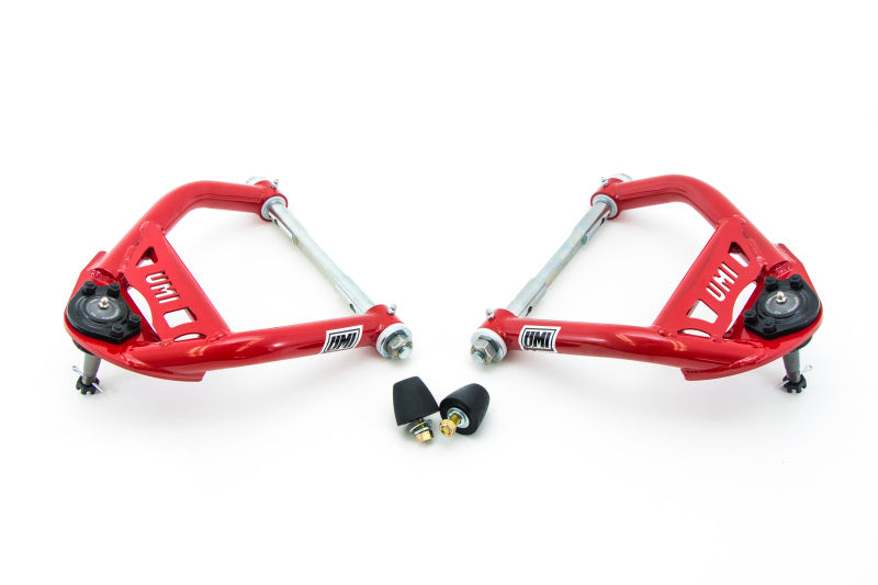 UMI Lower Control Arms - UMI Performance 64-72 A-Body Tubular Front Upper A-arms 1/2in Taller Ball Joints