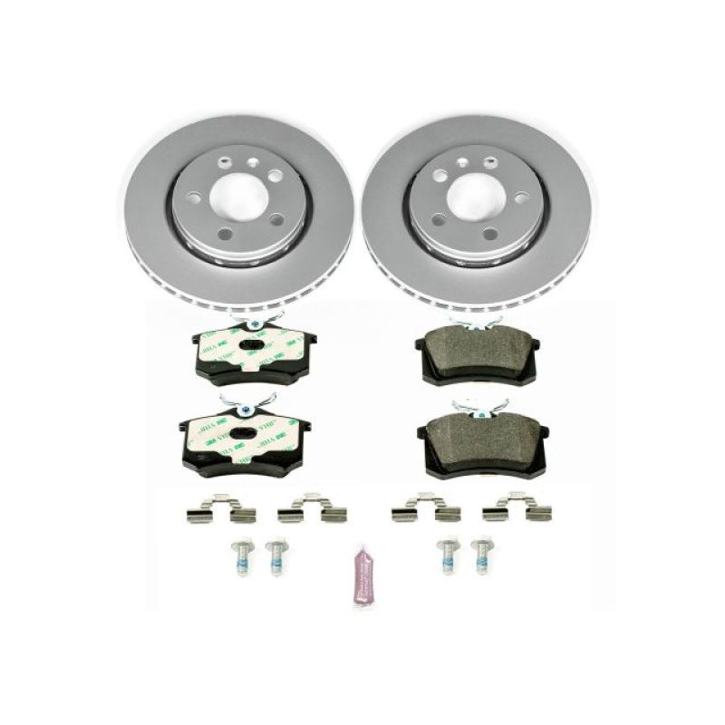 PSB Euro-Stop Kit - Power Stop 00-06 Audi TT Quattro Rear Euro-Stop Brake Kit