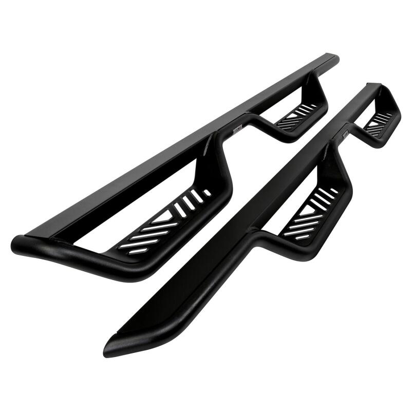 WES Nerf Bars - Outlaw - Westin 07-18 Jeep Wrangler JK Unlimited Outlaw Drop Nerf Step Bars - Textured Black