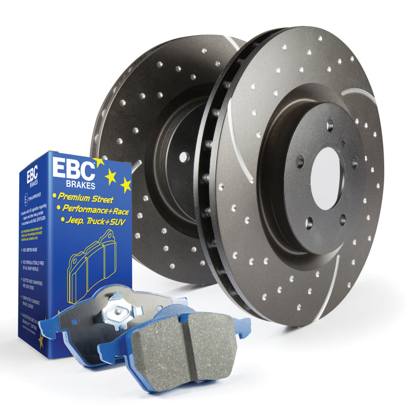 EBC GD Sport Rotor Sets - EBC S6 Kits Bluestuff Pads and GD Rotors