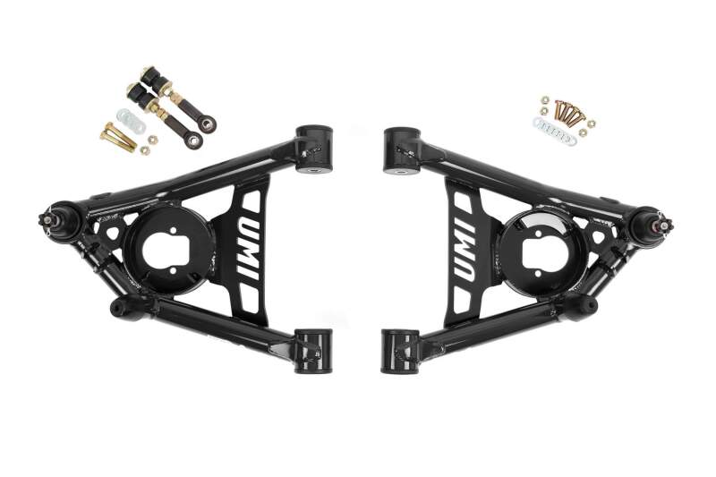UMI Lower Control Arms - UMI Performance 64-72 GM A-Body Tubular Front Lower A-Arms Polyurethane Bushings