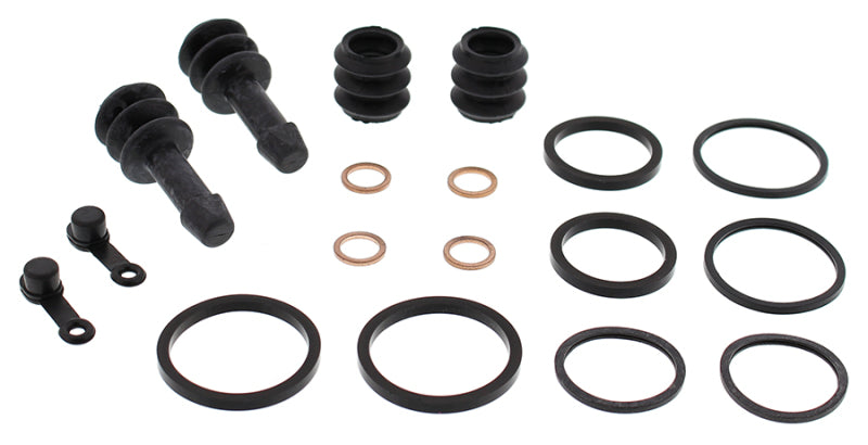 ABR Caliper Rebuild Kits - All Balls Racing 90-98 Kawasaki ZR550 Caliper Rebuild Kit - Front