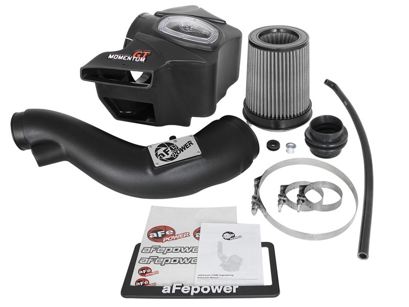 AFE Momentum GT Cold Air Intakes - aFe POWER Momentum GT Pro DRY S Cold Air Intake System 16-17 Jeep Grand Cherokee V6-3.6L