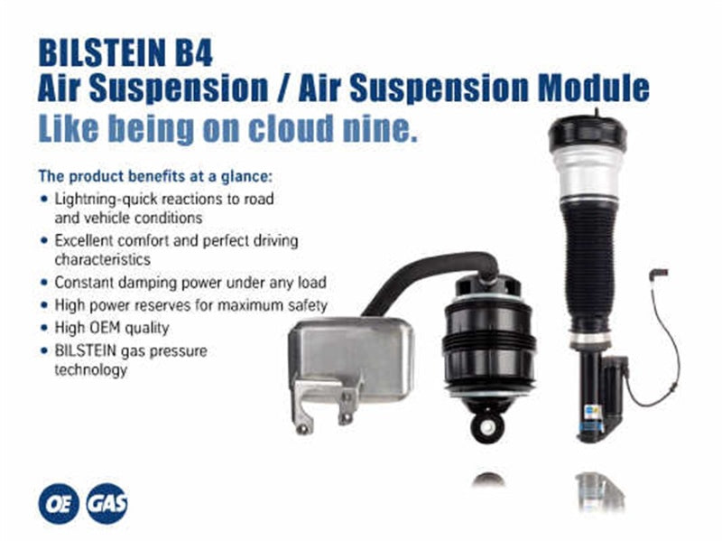 BIL B4 Series Shocks - Bilstein B4 2004 Mercedes-Benz E320 4Matic Sedan Front Right Suspension Air Spring