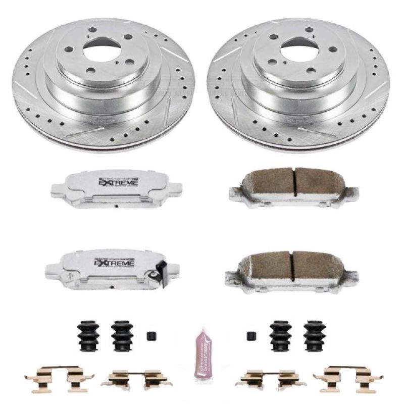 PSB Z26 Street Warrior Kit - Power Stop 05-09 Subaru Legacy Rear Z26 Street Warrior Brake Kit