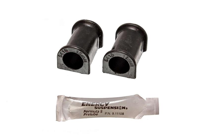 ES Sway Bar Bushings - Black - Energy Suspension 95-99 Mitsubishi Eclipse FWD/AWD Black 19mm Front Sway Bar Bushings