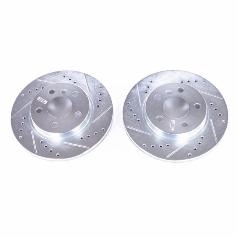 PSB Evolution Drill/Slot Rotor - Power Stop 14-18 BMW i3 Front Evolution Drilled & Slotted Rotors - Pair