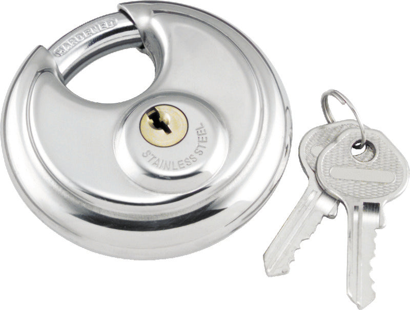 BKM Locks - Bully Lock Disc Bolt Lock Small - Stainless