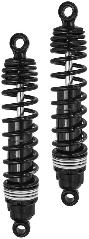 PGR 412 Shocks - Progressive Harley-Davidson 412 Cruise Series Shocks 12.5in - Black