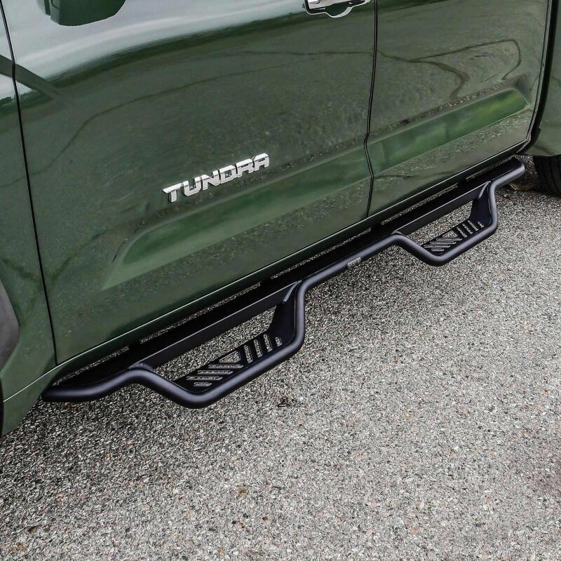 WES Nerf Bars - Outlaw - Westin 2022+ Toyota Tundra Crew Max Outlaw Nerf Step Bars - Textured Black
