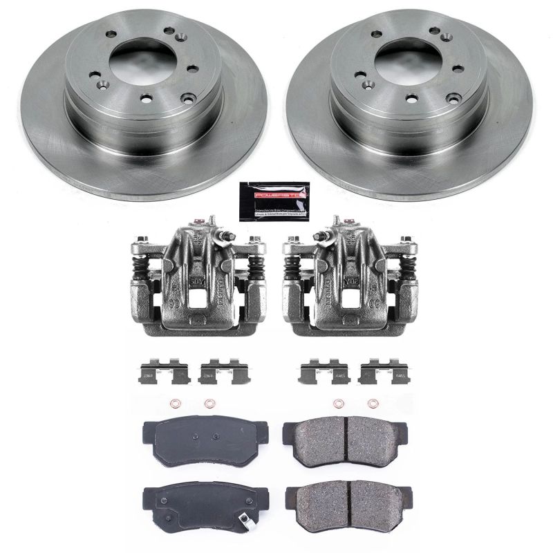 PSB Autospecialty Kit w/Cals - Power Stop 06-08 Hyundai Sonata Rear Autospecialty Brake Kit w/Calipers