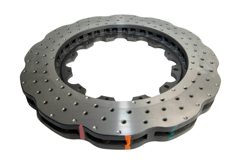 DBA 5000 Slot&Drill Rings - DBA 08-19 Audi R8 (w/Iron Rotor) Front 5000 Series Drilled & Slotted Ring