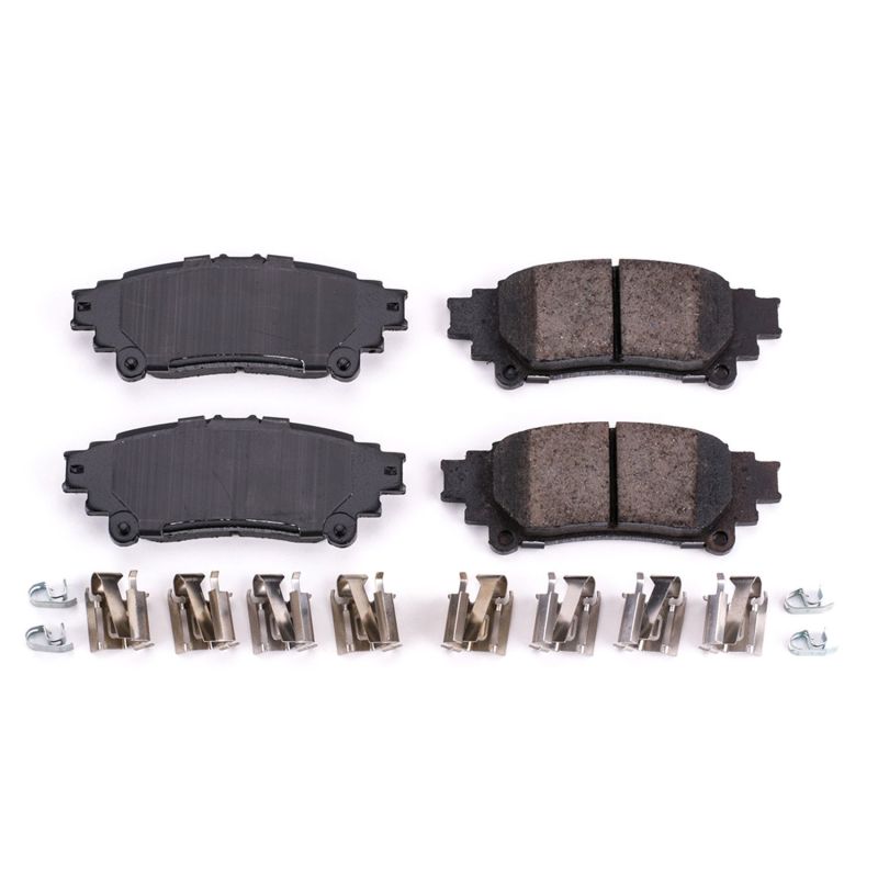 PSB Z17 Evolution Brake Pads - Power Stop 10-15 Lexus RX350 Rear Z17 Evolution Ceramic Brake Pads w/Hardware