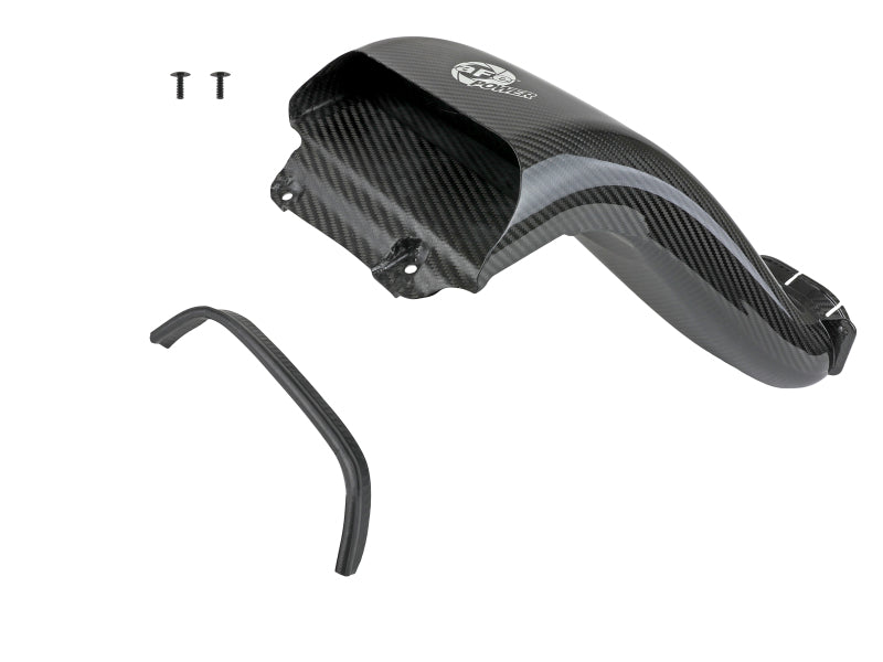 AFE Quantum Intakes - aFe Quantum Cold Air Intake System Scoop 18-20 Ford F150 EcoBoost V6-3.5L/2.7L - Carbon Fiber