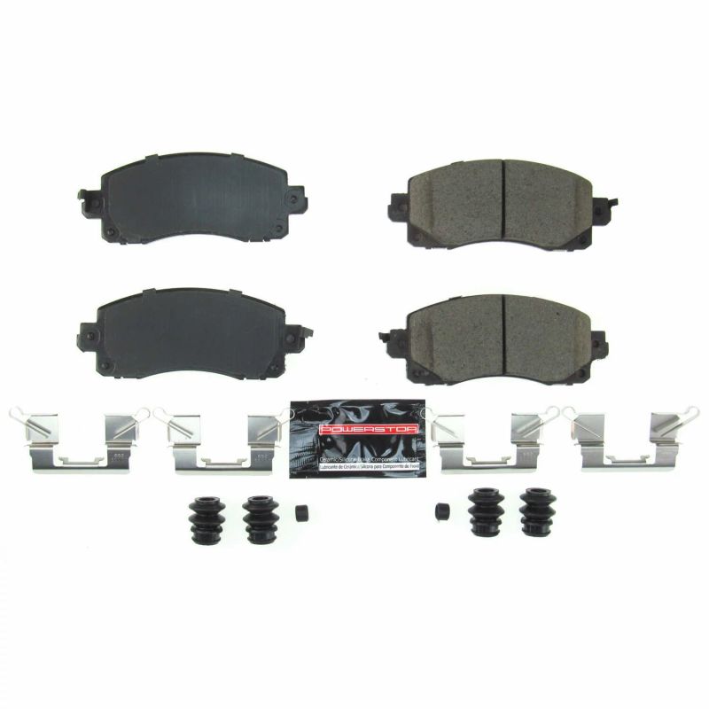 PSB Z23 Evolution Brake Pads - Power Stop 18-19 Subaru Crosstrek Front Z23 Evolution Sport Brake Pads w/Hardware