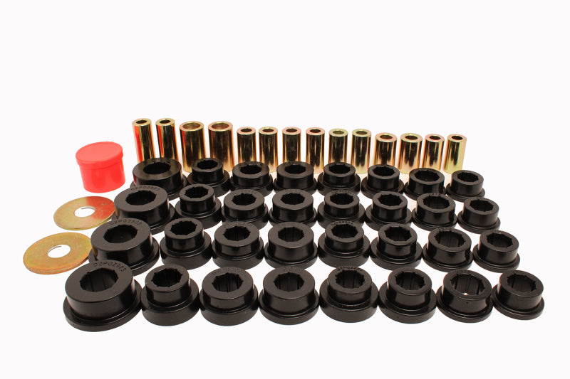 ES Cntrl Arm Bushings - Black - Energy Suspension Subaru 08-12 Impreza/08-14 WRX Black Rear Control Arm Bushing Set