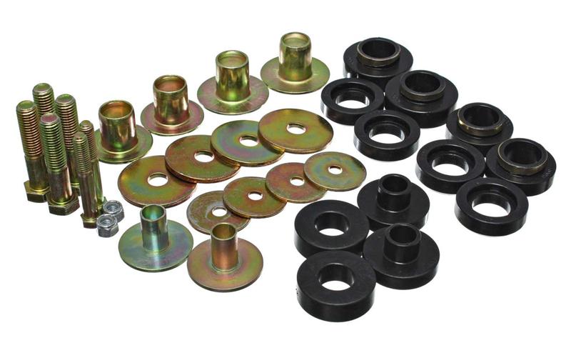ES Subframe Bushings - Black - Energy Suspension Subframe Bushing Set - Black