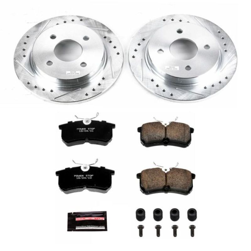 PSB Z23 Evolution Kit - Power Stop 14-19 Ford Fiesta Rear Z23 Evolution Sport Brake Kit