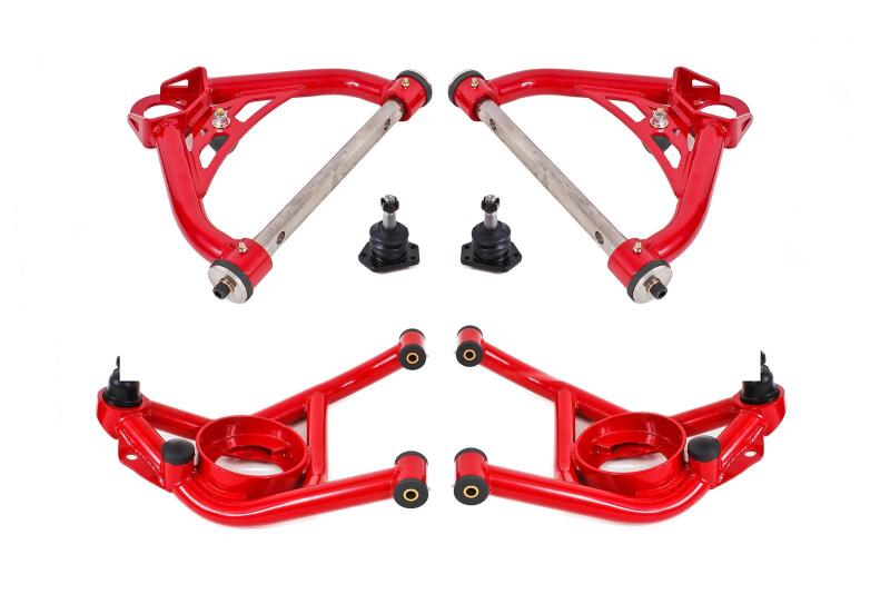 BMR Control Arms - BMR 70-81 GM F-Body / 75-79 GM X-Body Non-Adjustable A-Arm Kit - Red