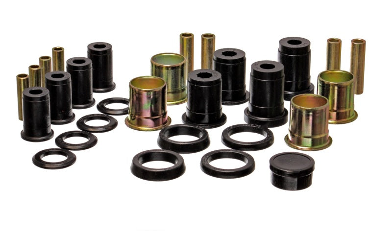ES Cntrl Arm Bushings - Black - Energy Suspension 75 Chevy Monza/Vega Black Rear Control Arm Bushing Set