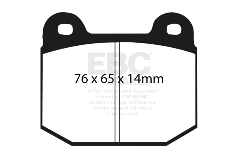 EBC Redstuff Brake Pad Sets - EBC 03-04 Infiniti G35 3.5 (Manual) (Brembo) Redstuff Rear Brake Pads