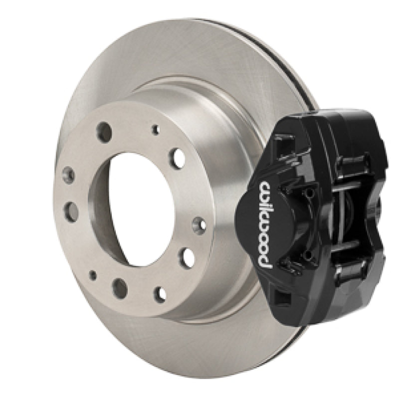 WIL D31 Brake Kits - Wilwood 84-89 Porsche 911 D31 11.42in. Rear Brake Kit w/ Flex Lines - Black