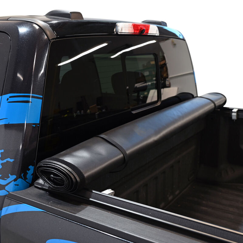WES Soft Roll Tonneau Covers - Westin 17-24 Ford F-250/350 Super Duty 6.75ft. Bed Soft Roll Tonneau Cover - Black