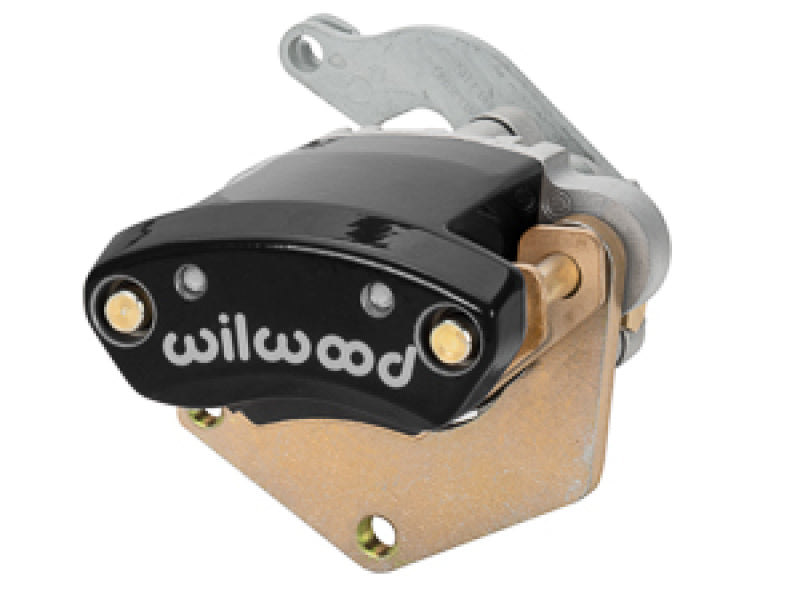 WIL Parking Brake Caliper - Wilwood LH MC4 Mechanical Parking Brake Caliper - 2.00in Bracket - 1.10in Disc - Black