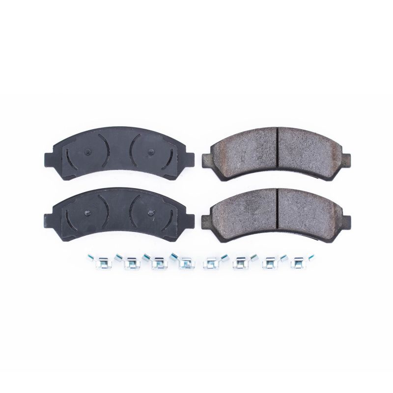 PSB Z17 Evolution Brake Pads - Power Stop 97-05 Chevrolet Blazer Front Z17 Evolution Ceramic Brake Pads w/Hardware