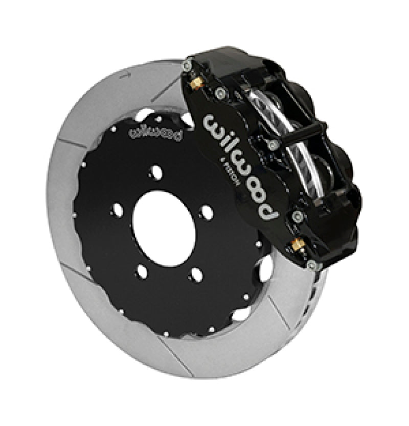 WIL Superlite Brake Kit - Wilwood Narrow Superlite 6R Front Big Brake Kit 12.88in Slotted Black 05-11 Ford Crown Victoria