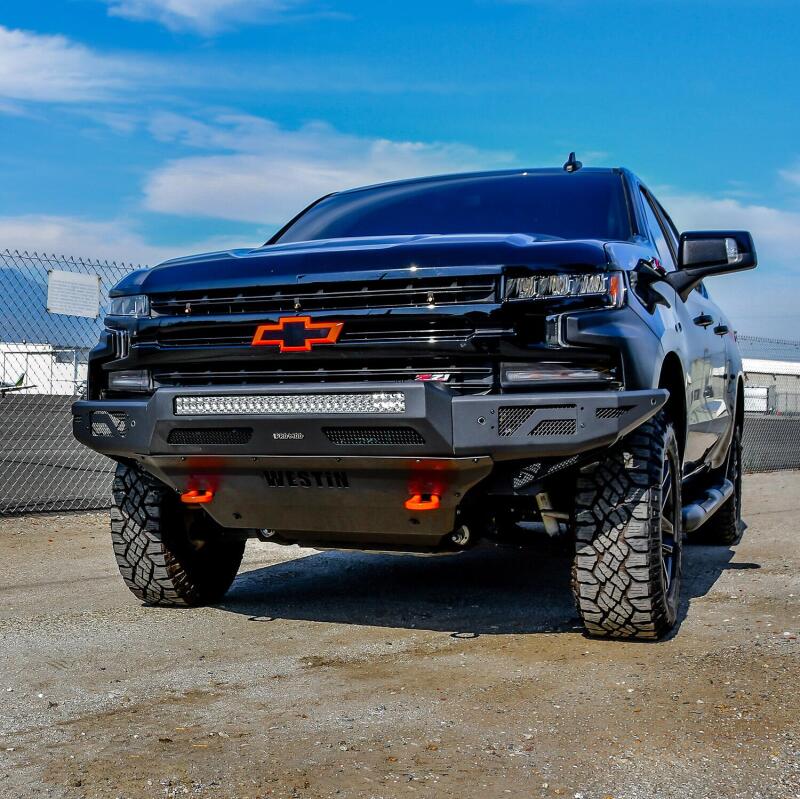 WES Pro-Mod Bumpers - Westin 19-21 Chevrolet Silverado 1500 Pro-Mod Front Bumper - Tex. Blk