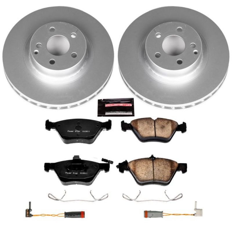 PSB Z23 Evolution Coated Kit - Power Stop 04-05 Mercedes-Benz E320 Front Z23 Evolution Sport Coated Brake Kit