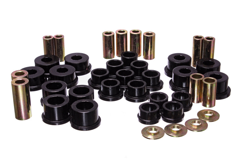 ES Cntrl Arm Bushings - Black - Energy Suspension 06-14 Mazda Miata Black Rear Control Arm Bushing Set