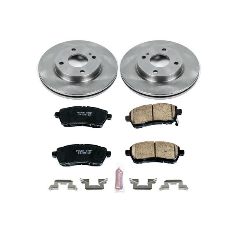 PSB Autospecialty Kit - Power Stop 11-19 Ford Fiesta Front Autospecialty Brake Kit