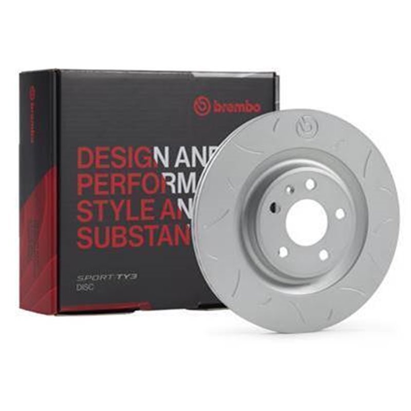 BRB TY3 Sport Disc Rotors - Brembo 02-09 Nissan 350Z Front TY3 Sport Disc Rotor - 324X30