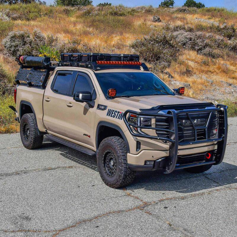 WES HDX Grille Guards - Westin 22-25 GMC Sierra 1500 (Excl. Old Body) HD Grille Guard - Black