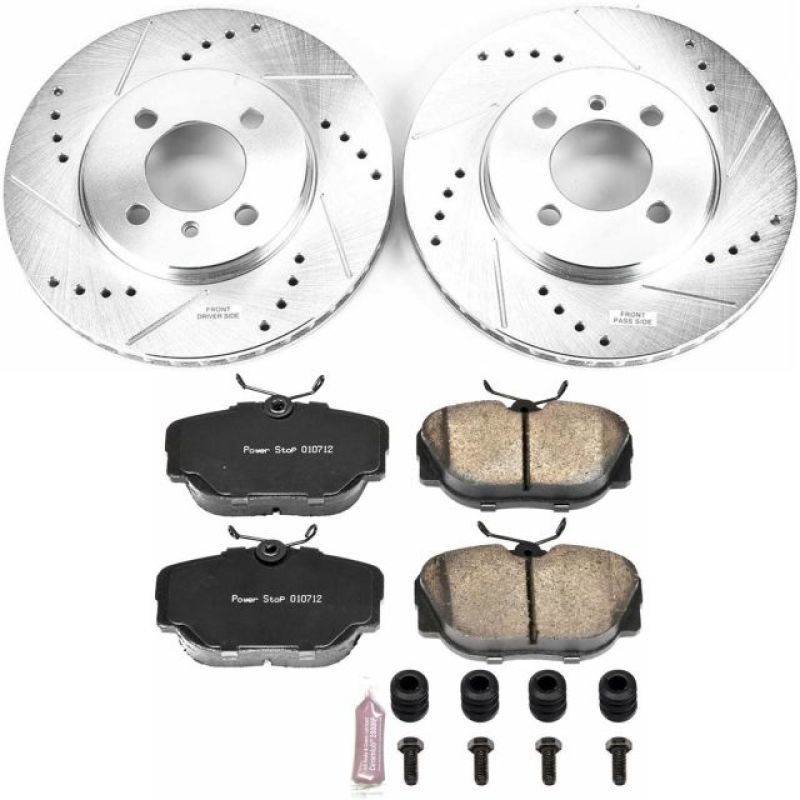 PSB Z23 Evolution Kit - Power Stop 91-92 BMW 318i Front Z23 Evolution Sport Brake Kit