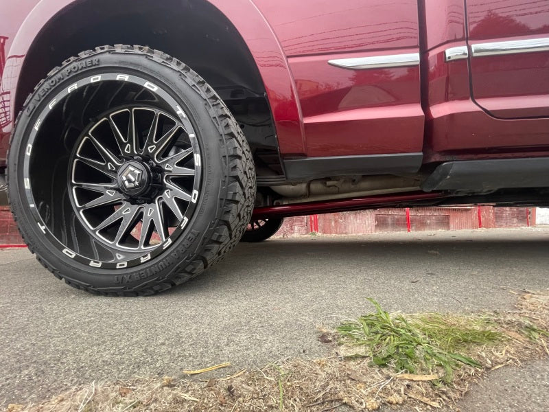 WCF Traction Bar - Wehrli 99-10 Ford / 94-22 RAM Univ ECLB/CCLB 68in. Traction Bar Kit - WCFab Red