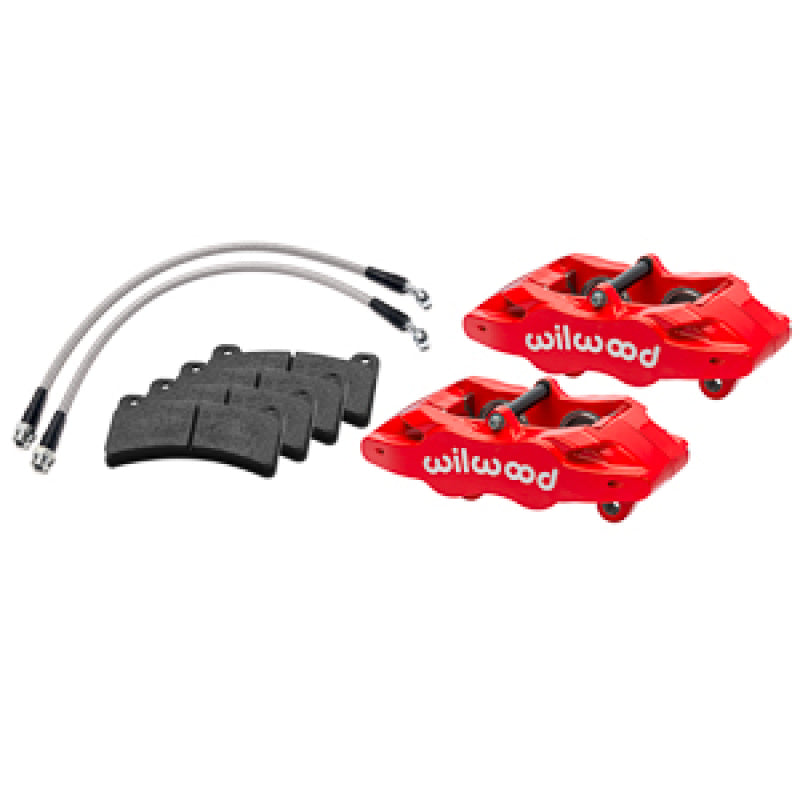 WIL DPC56 Brake Kit - Wilwood 05-13 Corvette C6 Base Models DPC56 Rear Caliper Kit - Red