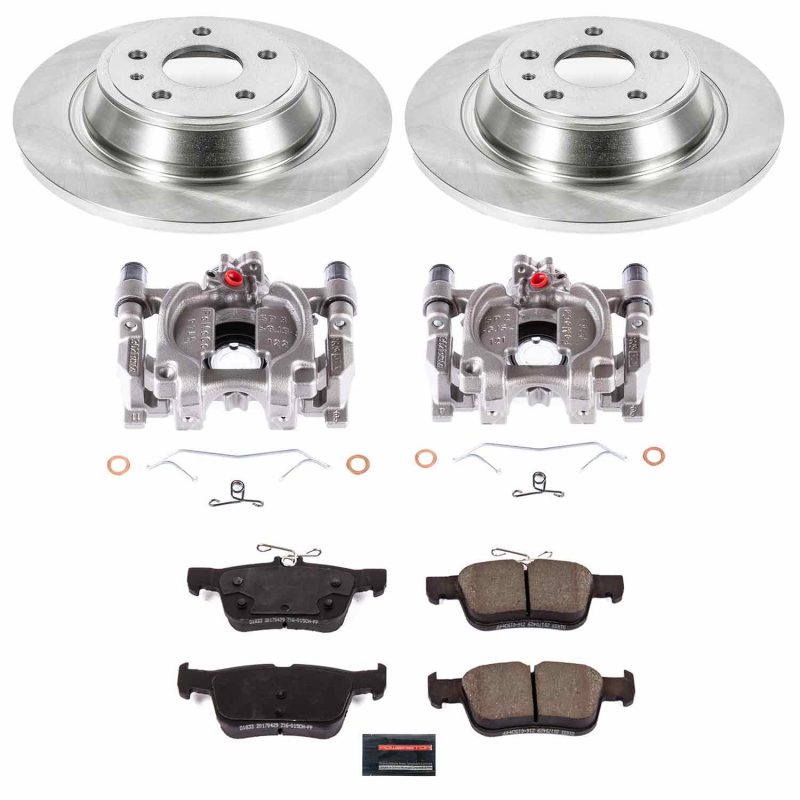 PSB Autospecialty Kit w/Cals - Power Stop 2020 Ford Fusion Rear Autospecialty Brake Kit w/Calipers