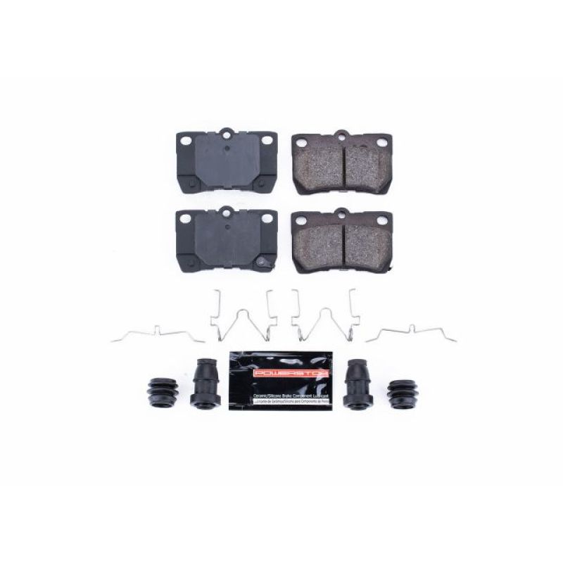 PSB Z23 Evolution Brake Pads - Power Stop 2006 Lexus GS300 Rear Z23 Evolution Sport Brake Pads w/Hardware