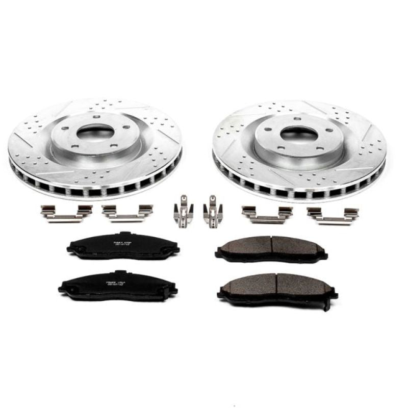 PSB Z23 Evolution Kit - Power Stop 05-07 Cadillac XLR Front Z23 Evolution Sport Brake Kit