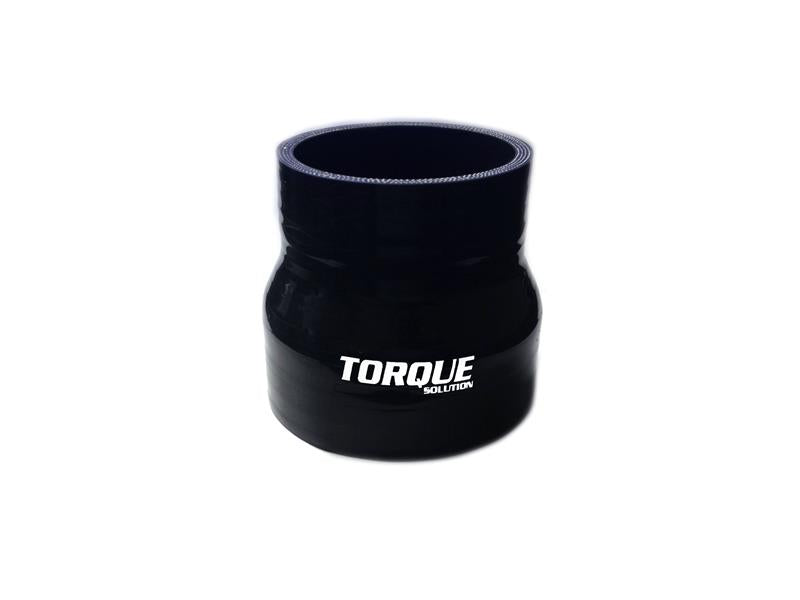 TQS Silicone Couplers - Black - Torque Solution Transition Silicone Coupler: 2.5 inch to 3 inch Black Universal